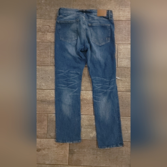 Aeropostale Jeans Men's Size 30x30 Medium Wash Denim Distressed Straight Fit Y2K - Picture 5 of 5